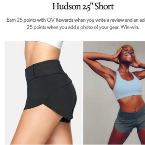 Outdoor Voices “Hudson 2.5” athletic running shorts (Large)